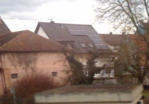 House in Southern Germany with solar panels