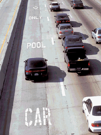 Car Pool Only Lane